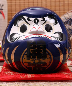 Búp bê sứ Daruma Xanh size 22cm