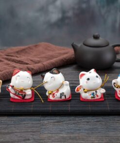 Mèo thần tài set 5 Tài Lộc Dồi Dào