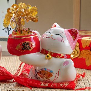 MÈO THẦN TÀI ĐÈN LED TÀI LỘC