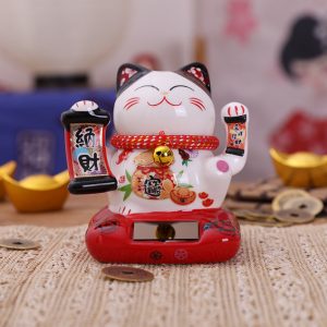 MÈO THẦN TÀI VẪY TAY NĂNG LƯỢNG MẶT TRỜI